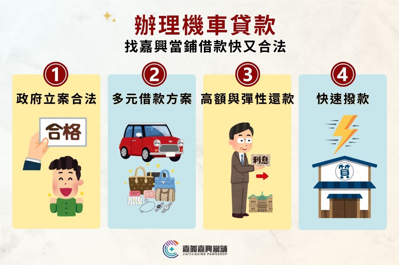 機車貸款推薦嘉興當鋪